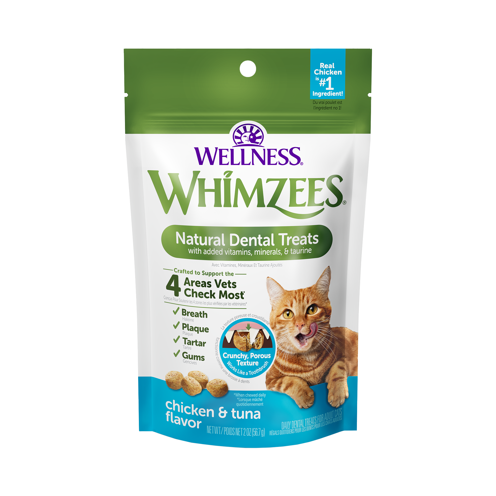 NATURAL CAT DENTAL TREATS, CHICKEN & TUNA FLAVOR Image